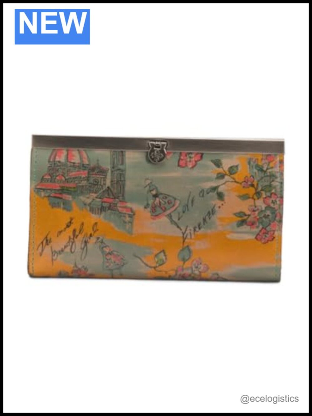 Leather Clutch Wallet with 12 Card Slots Magnetic Closure